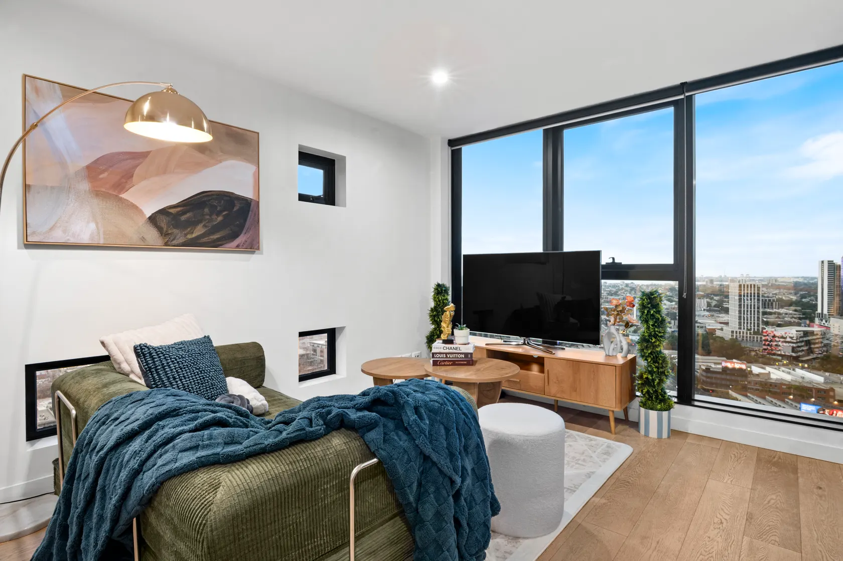 Luxury Golden Hour Living photo