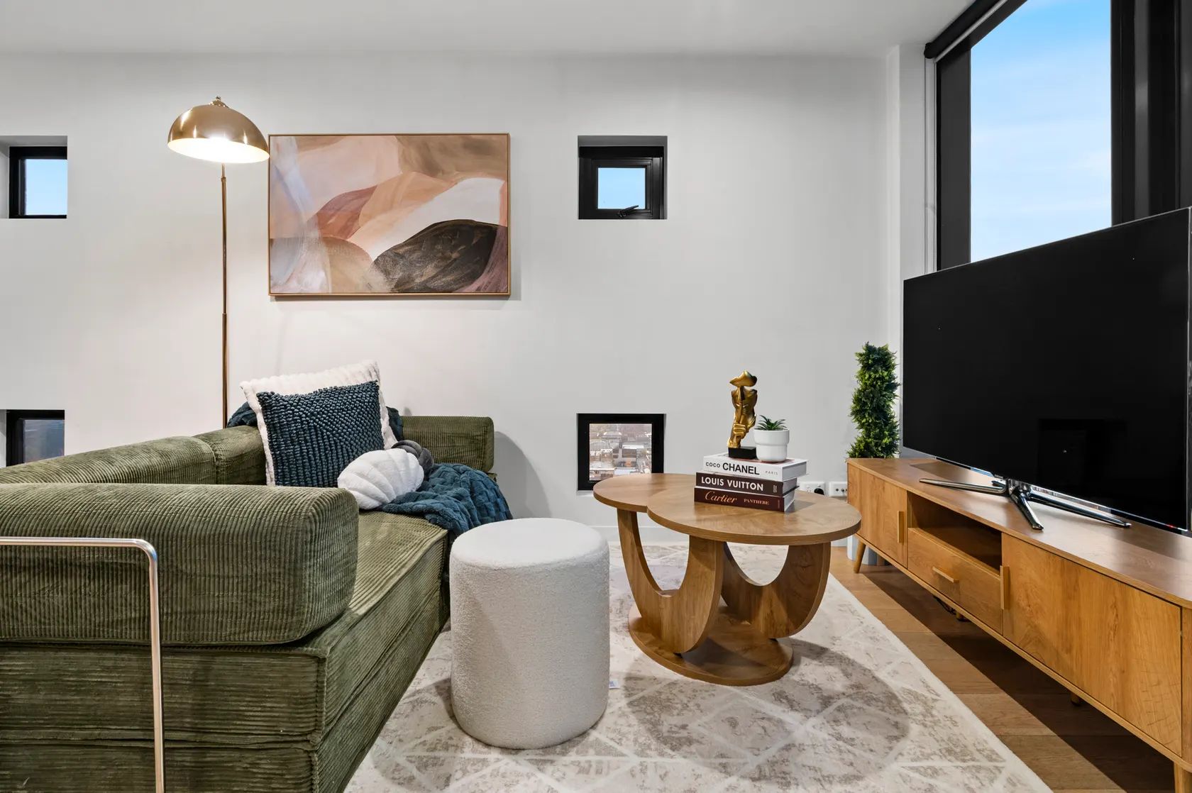 Luxury Golden Hour Living photo