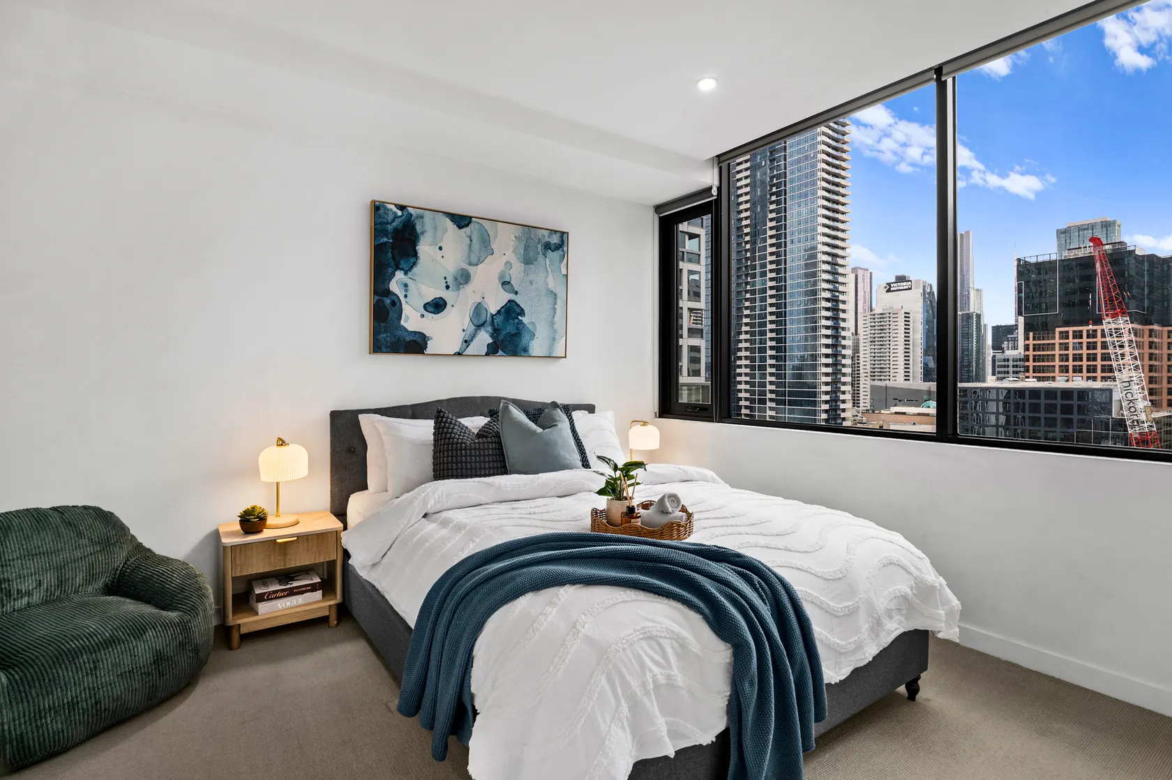 Cozy City Skyline Views photo