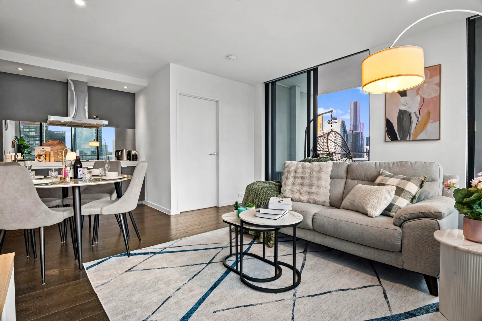 Cozy City Skyline Views photo