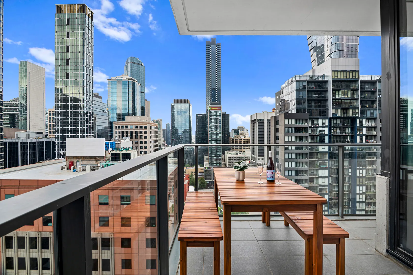 Cozy City Skyline Views photo