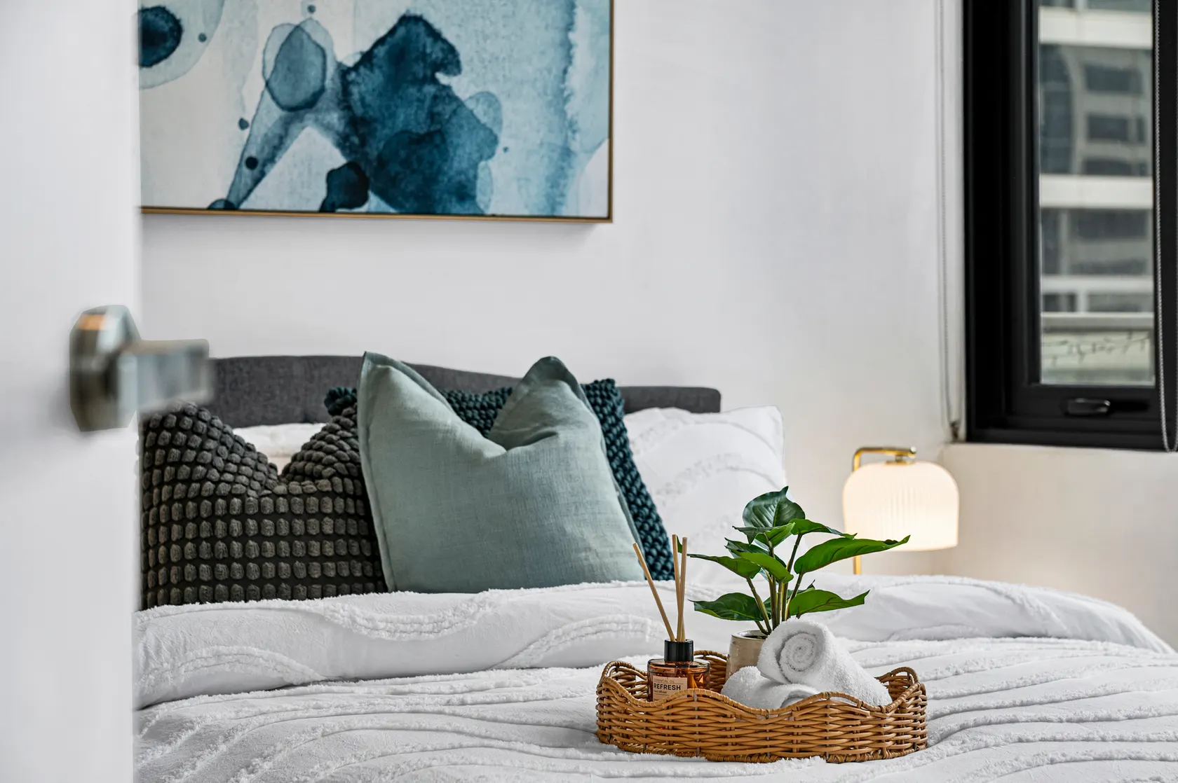 Cozy City Skyline Views photo